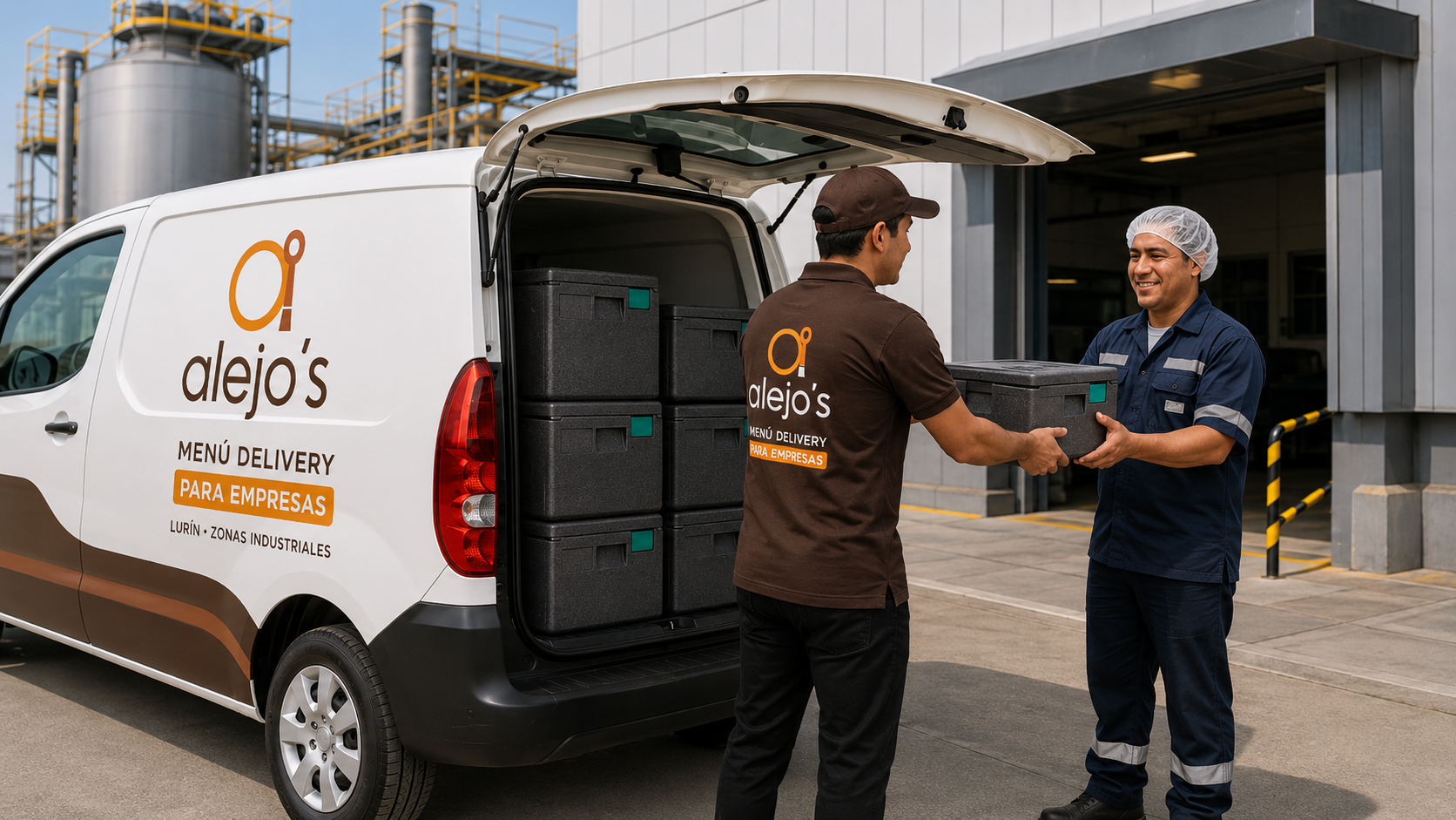Delivery Alejo's para empresas industriales en Lurín