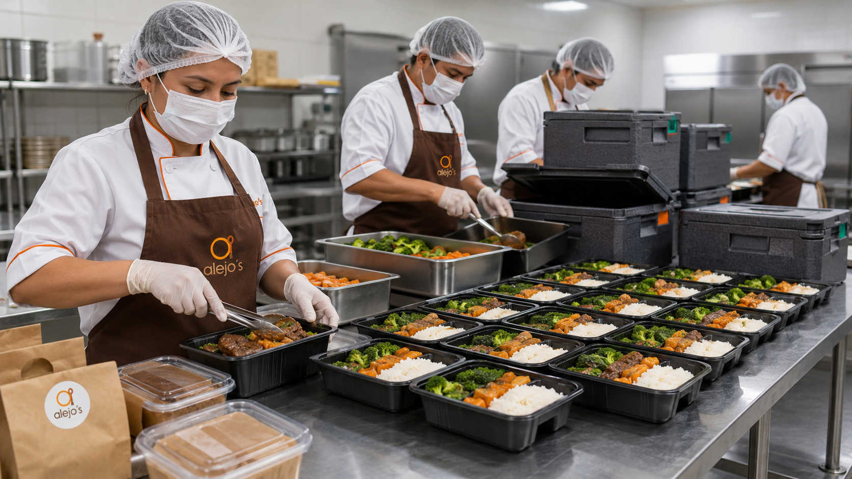 Preparación de alimentos Alejo's en Lurín